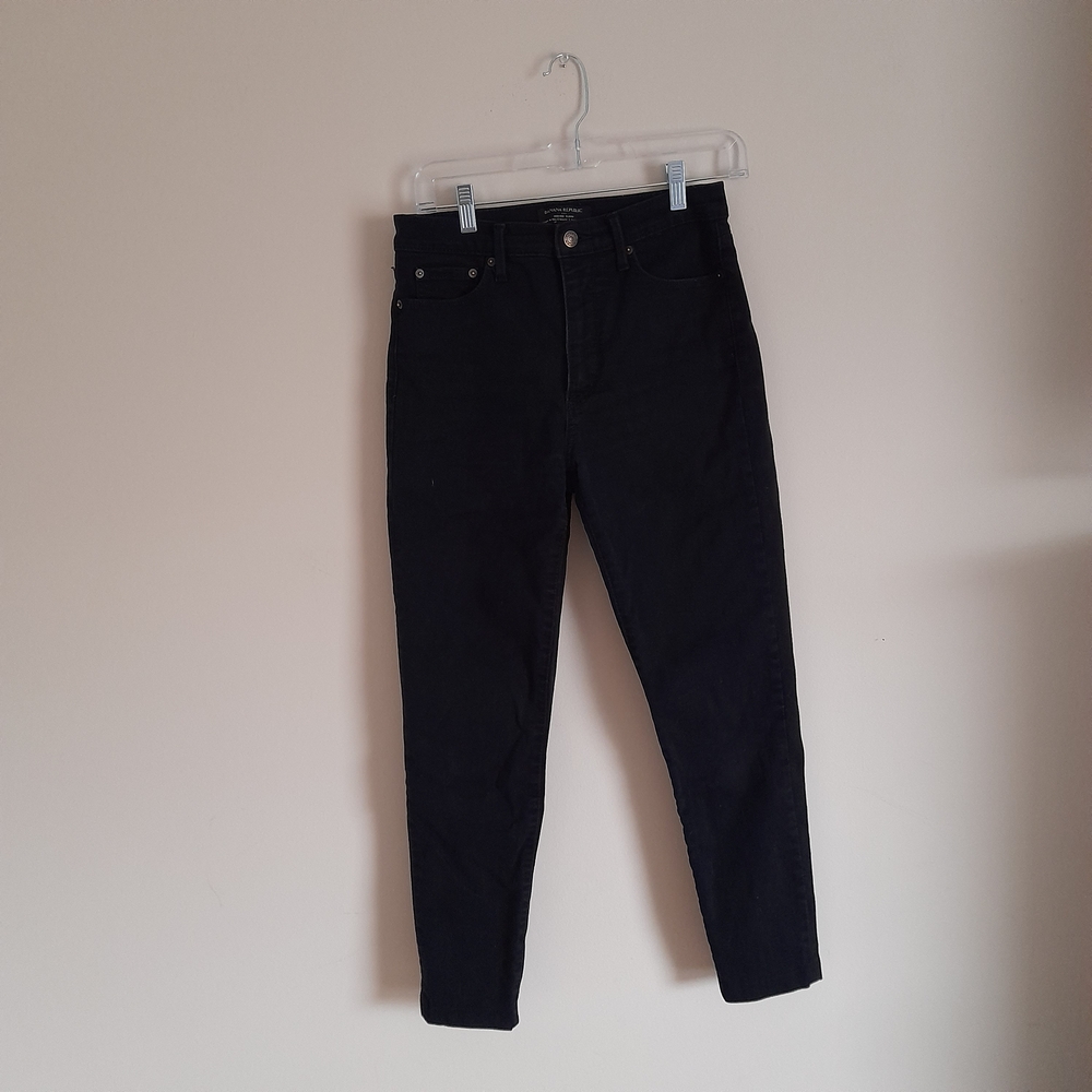 Black Banana Republic Women's High Rise Skinny Jeans Size 27